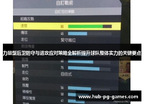 力量型后卫防守与进攻应对策略全解析提升球队整体实力的关键要点